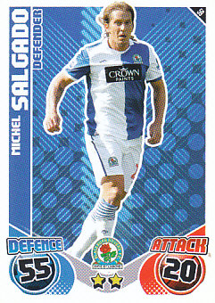 Michel Salgado Blackburn Rovers 2010/11 Topps Match Attax #59
